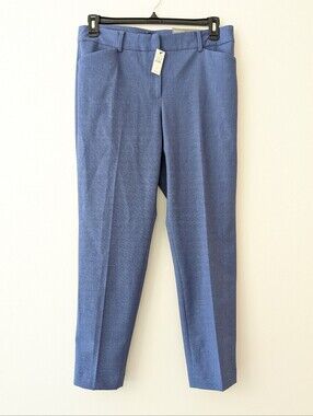 Talbots Hampshire Ankle Pants Blue NWT Size 10